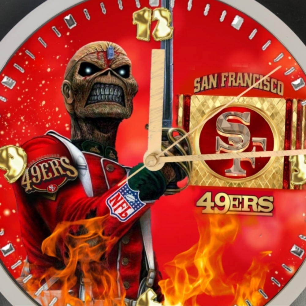 COPY - San Francisco 49ers clock